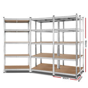 Giants Warehouse Shelving Rack Racking Garage Metal Storage Shelves