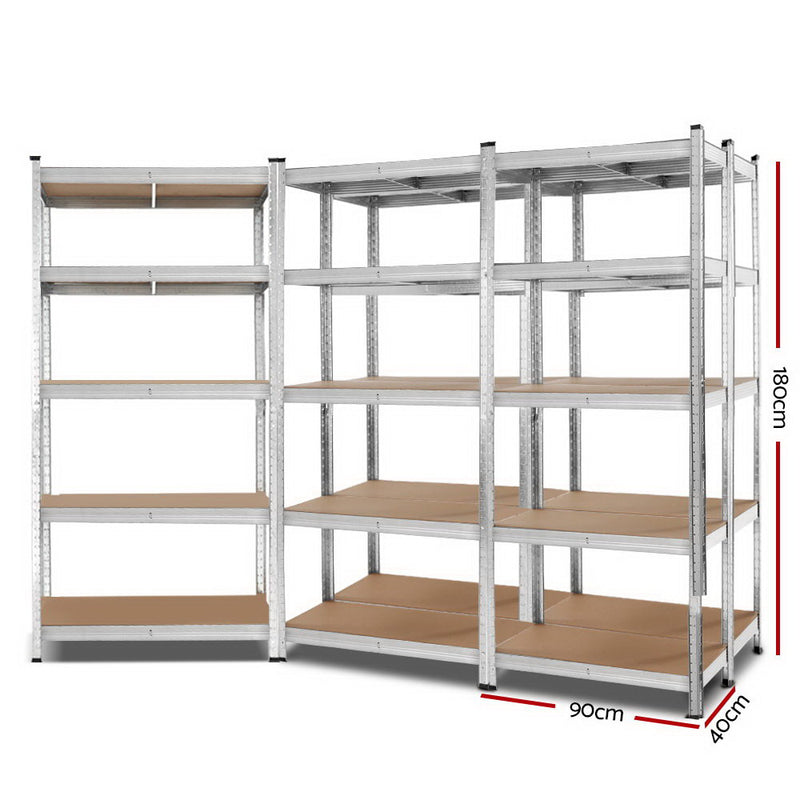 Giants Warehouse Shelving Rack Racking Garage Metal Storage Shelves