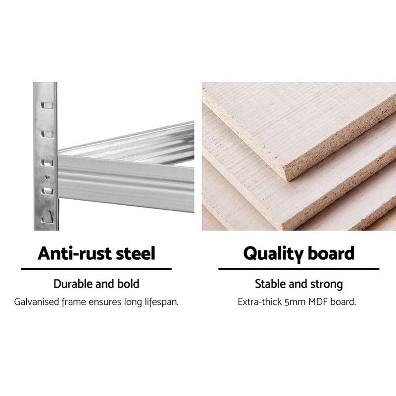 Giants Warehouse Shelving Rack Racking Garage Metal Storage Shelves