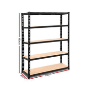 Giantz 1.8M Warehouse Racking Shelving Storage Shelf Garage Shelves Rack Steel