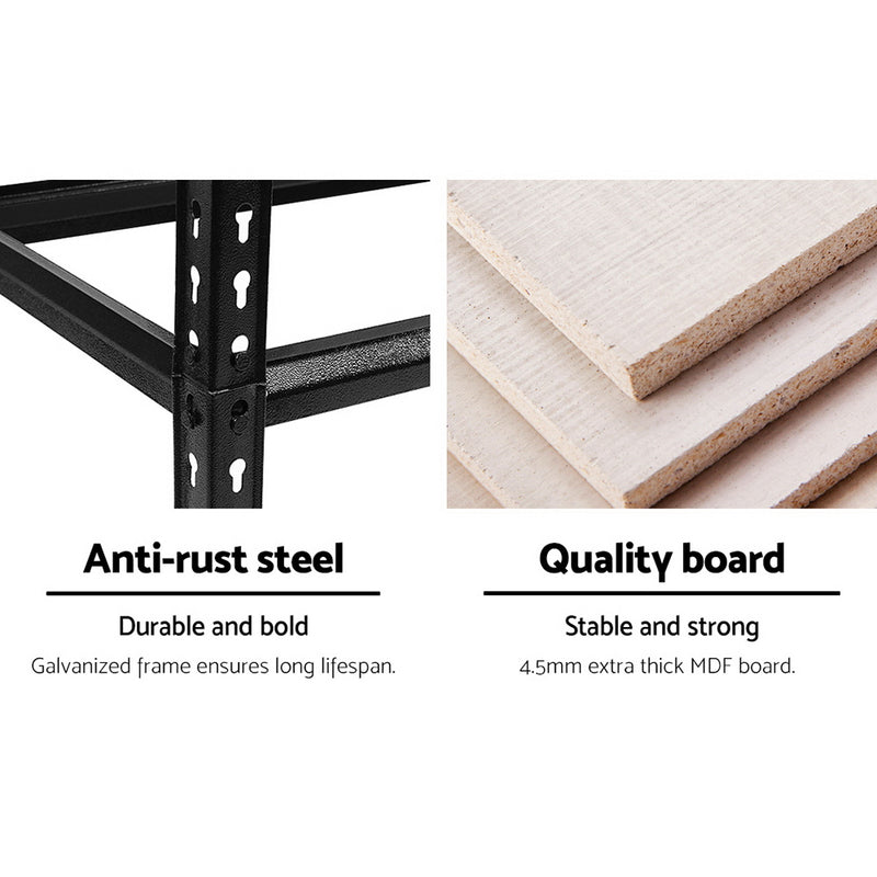 Giants Warehouse Shelving Rack Racking Garage Metal Storage Shelves