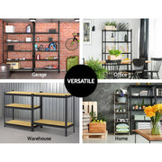 Giants Warehouse Shelving Rack Racking Garage Metal Storage Shelves