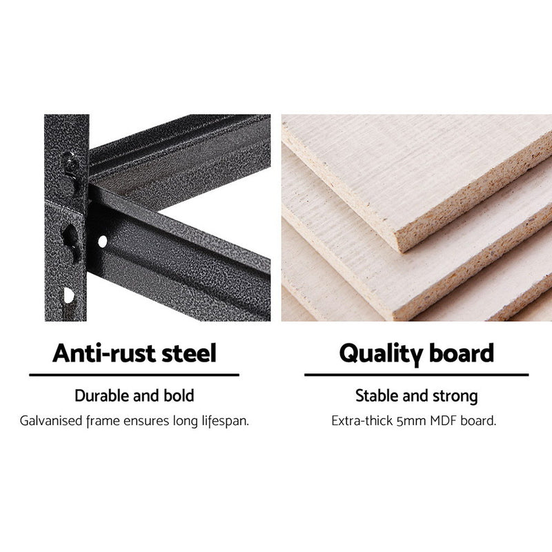 Giants Warehouse Shelving Rack Racking Garage Metal Storage Shelves