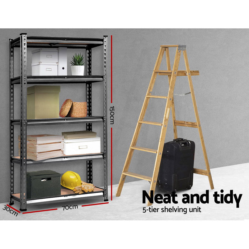 Giants Warehouse Shelving Rack Racking Garage Metal Storage Shelves