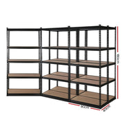5 Shelves Steel Warehouse Shelving Racking Garage Storage Rack