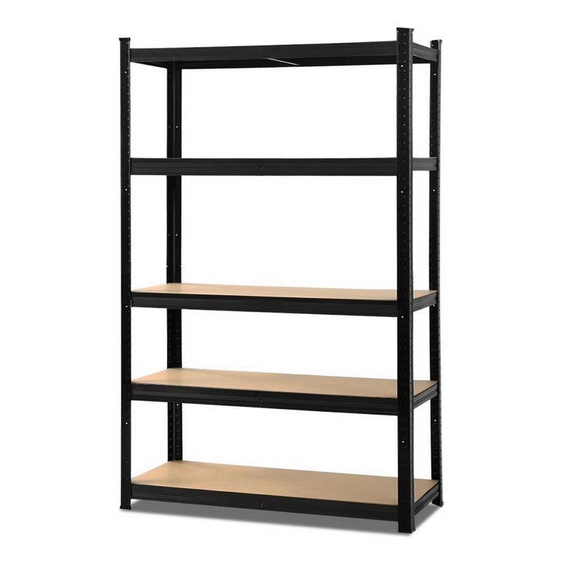 Giants Warehouse Shelving Rack Racking Garage Metal Storage Shelves 1.8 M Single Black