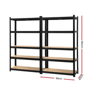 Giants Warehouse Shelving Rack Racking Garage Metal Storage Shelves