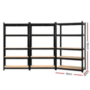 Giants Warehouse Shelving Rack Racking Garage Metal Storage Shelves