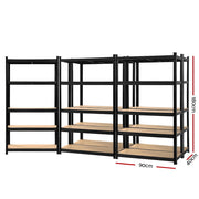Giants Warehouse Shelving Rack Racking Garage Metal Storage Shelves