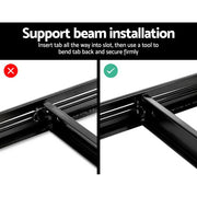 Giants Warehouse Shelving Rack Racking Garage Metal Storage Shelves