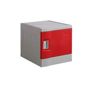 Steelco Single Door ABS Plastic Locker Sixth Height Red