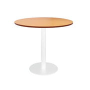 Rapidline Disc Base Round Table White Beech