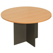 Rapidline Round Meeting Table Beech