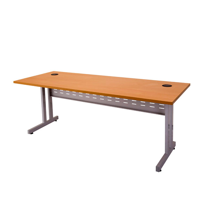 Rapidline C Leg Office Computer Desk Beech