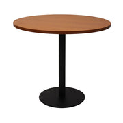 Rapidline Disc Base Round Table Black Cherry