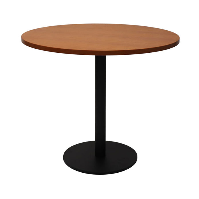 Rapidline Disc Base Round Table Black Cherry