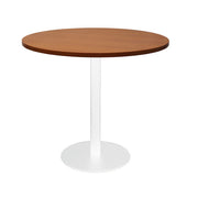 Rapidline Disc Base Round Table White Cherry