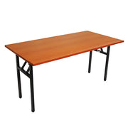Rapidline Steel Frame Folding Table Cherry