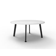 Rapidline Eternity Coffee Table T900 (Oval) Natural White Black Satin