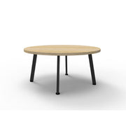 Rapidline Eternity Coffee Table T900 (Oval) Natural Oak Black Satin