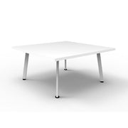 Rapidline Eternity Coffee Table T99 (Square) Natural White White Satin