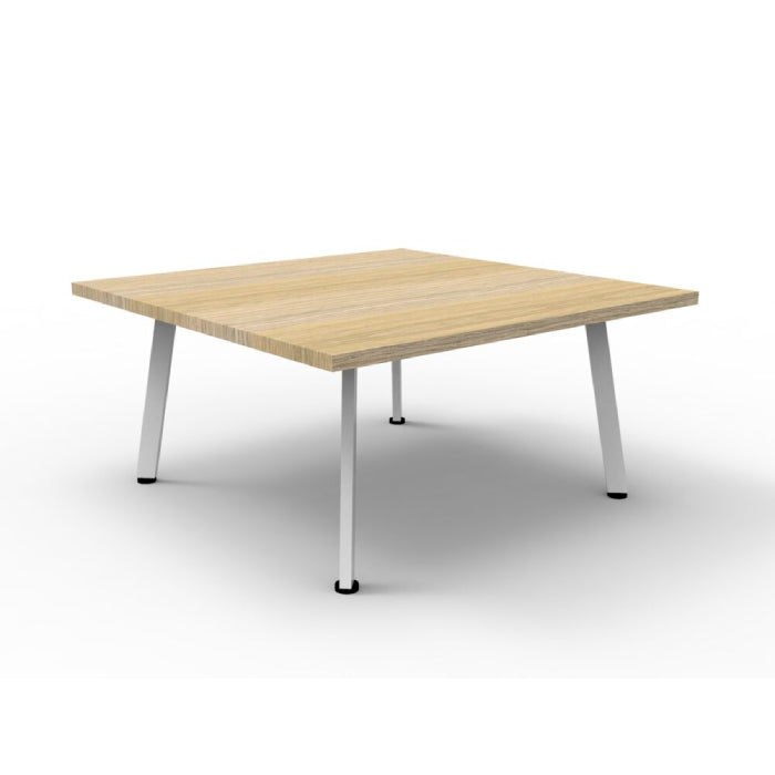 Rapidline Eternity Coffee Table T99 (Square) Natural Oak White Satin