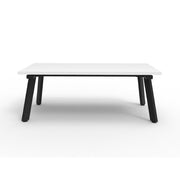 Rapidline Eternity Coffee Table T126 (Rectangle) Natural White Black Satin