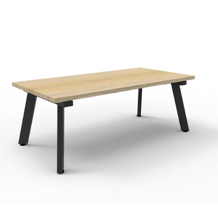 Rapidline Eternity Coffee Table T126 (Rectangle) Natural Oak Black Satin