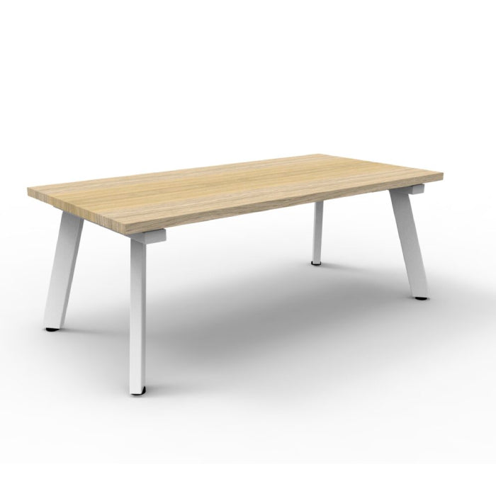 Rapidline Eternity Coffee Table T126 (Rectangle) Natural Oak White Satin