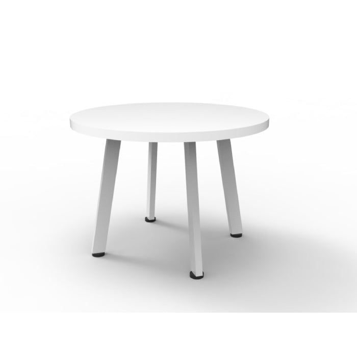 Rapidline Eternity Coffee Table T600 (Round) Natural White White Satin