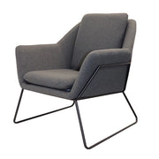 Rapidline Lounge Arm Reception or Visitor Chair With Fabric Upholstrey
