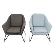 Rapidline Lounge Arm Reception or Visitor Chair With Fabric Upholstrey