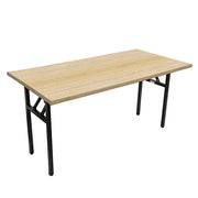 Rapidline Steel Frame Folding Table Natural Oak