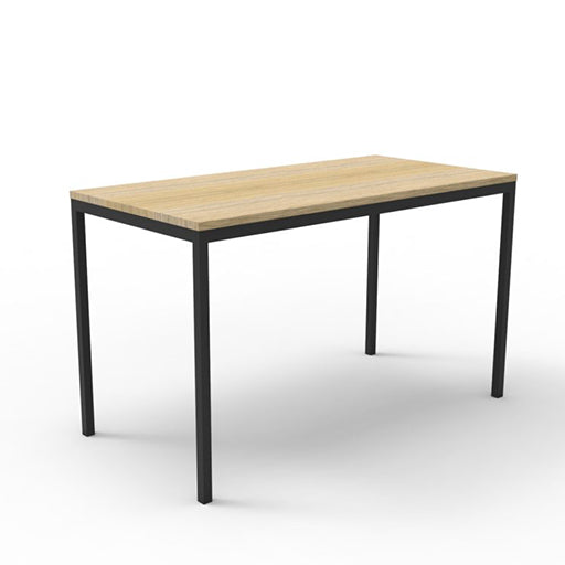 Rapidline Steel Frame Meeting Table Natural Oak