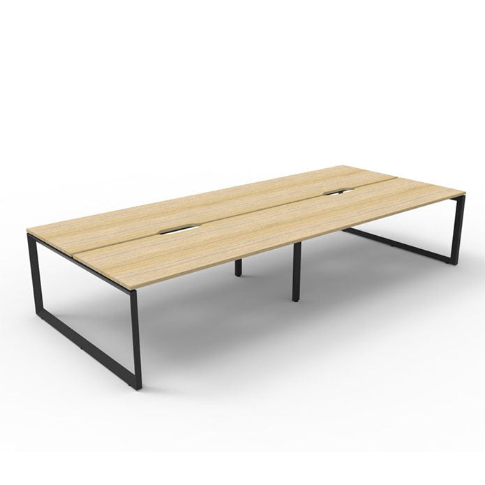 Rapidline Deluxe Loop Leg Double No Screen Natural Oak Black
