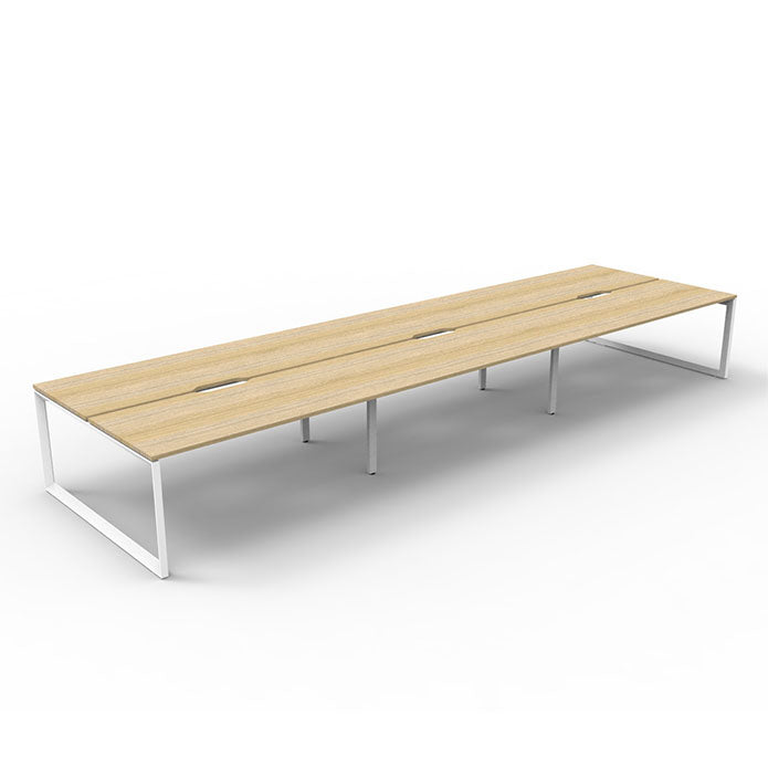 Rapidline Deluxe Loop Leg Double No Screen Natural Oak White
