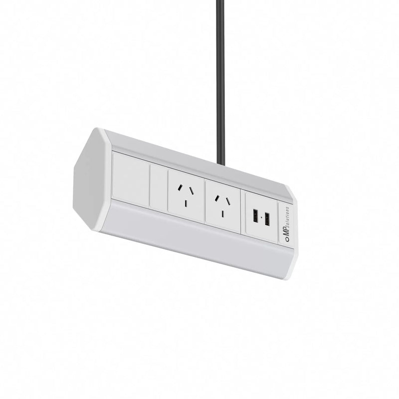 Tether Outlet Corner Power Outlet System with USB - Convenient Charging — EasyMart
