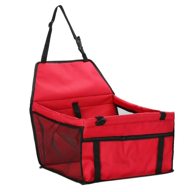 Portable Dog Car Booster Seat | Dog Safety Carrier Basket Waterproof