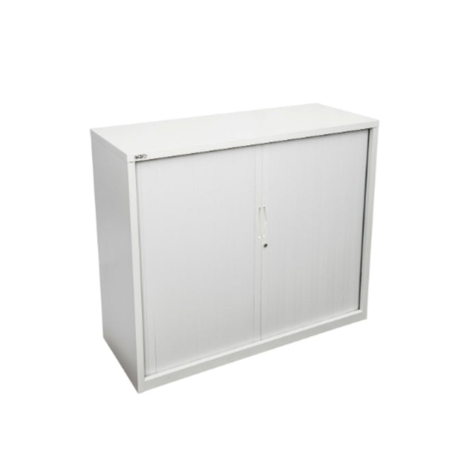 Rapidline GO Tambour Door 1200mm Wide Cupboard With Shelves 1016mm 2 Shelves White China