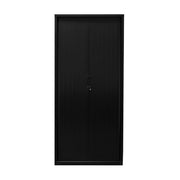 Rapidline GO Tambour Door 1200mm Wide Cupboard Without Shelves 1981mm Black