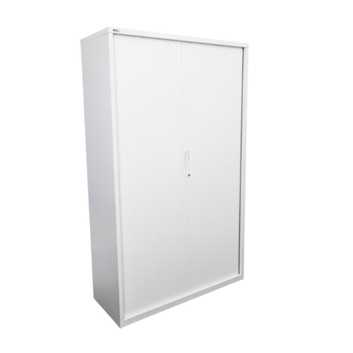 Rapidline GO Tambour Door 1200mm Wide Cupboard With Shelves 1981mm 5 Shelves White China
