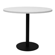 Rapidline Disc Base Round Table Black Natural White