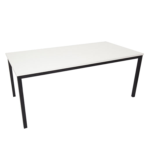 Rapidline Steel Frame Table Natural White