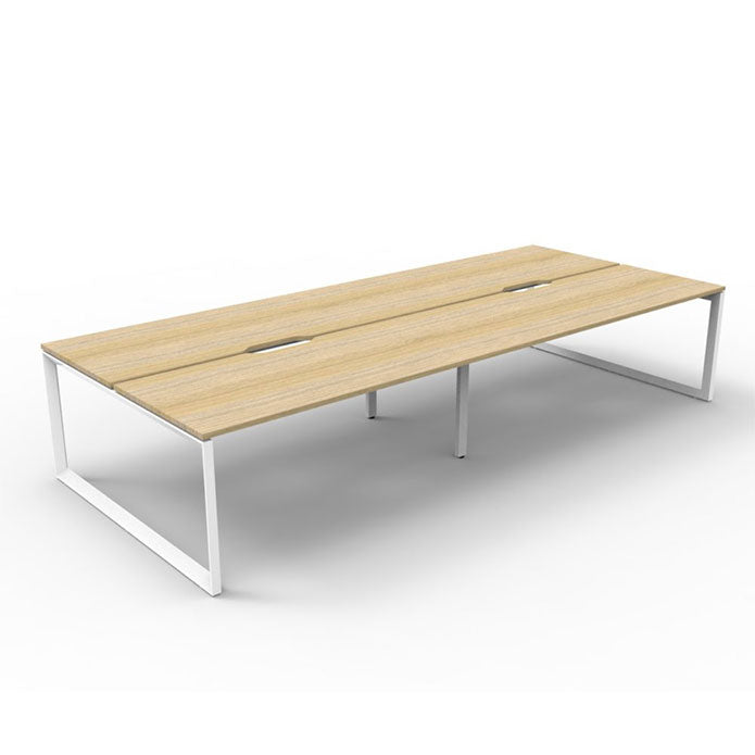 Rapidline Deluxe Loop Leg Double No Screen Natural Oak White
