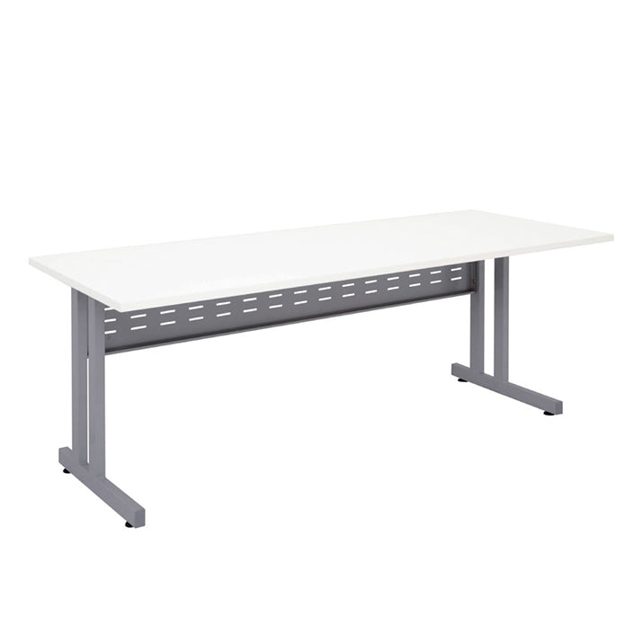 Rapidline C Leg Office Computer Desk Natural White